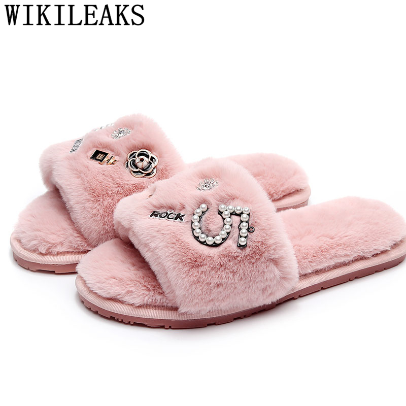 Perfume Fragrance Stick - Designer Perfume Decoration Fur Slippers Women