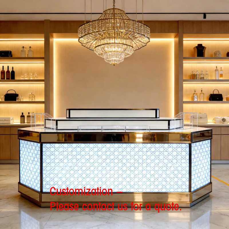 Perfume In Fragrance Shop - custom.Custom Modern LED Lit Perfume Shop