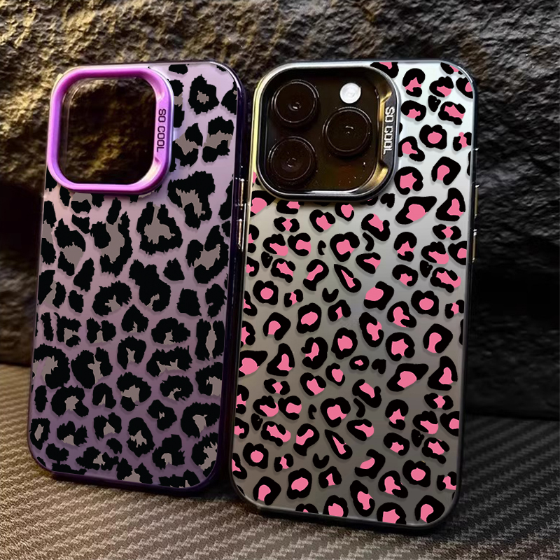 Perfume Pure Xs - Fashion Aesthetic Leopard Print Phone Case