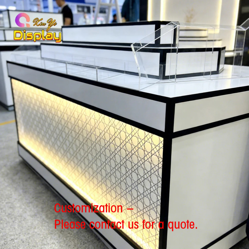 Perfume In Fragrance Shop - custom.Custom Modern Luxury LED Lit Stainless