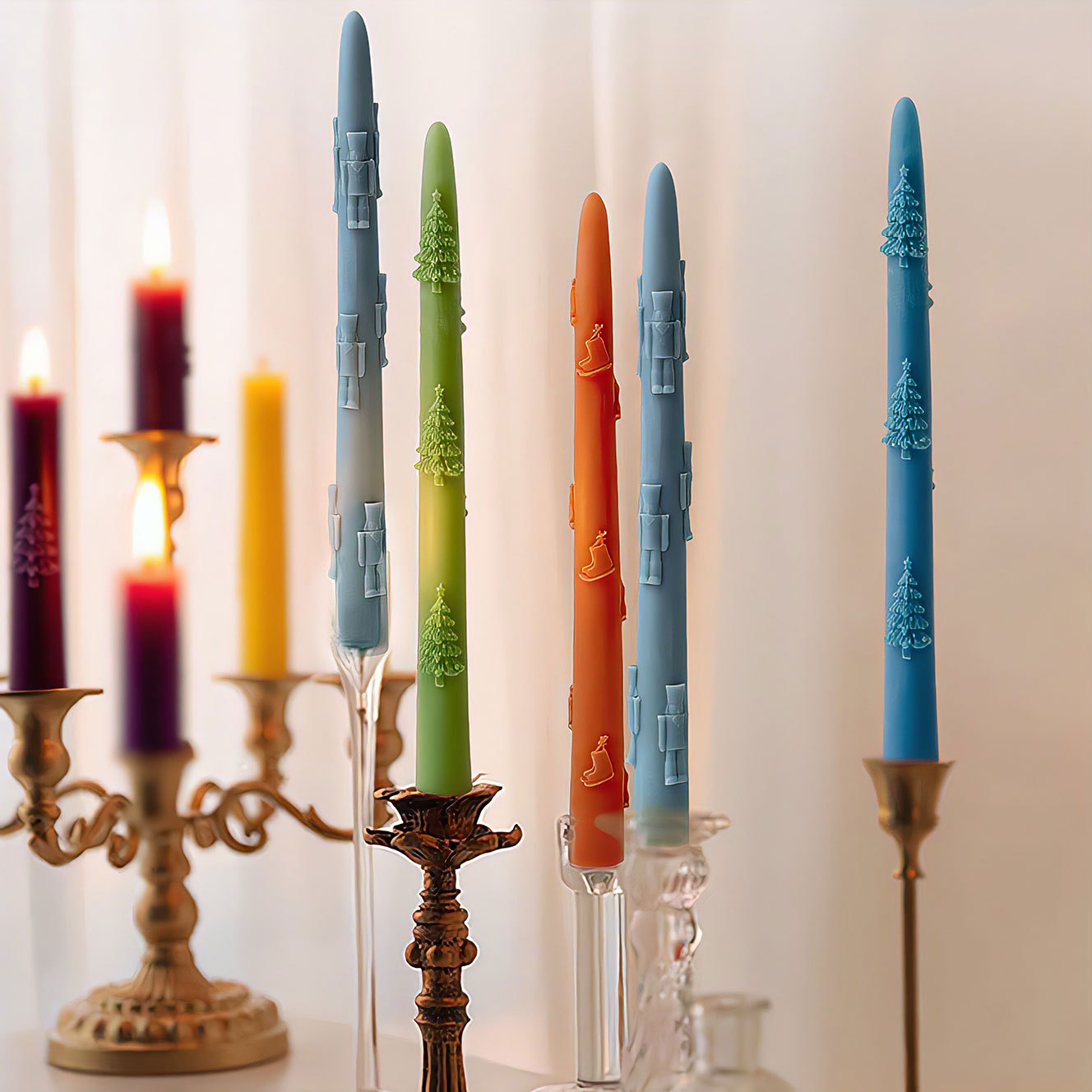Christmas Long Candle Silicone - Perfume Fragrance Stick 리뷰 및 가격