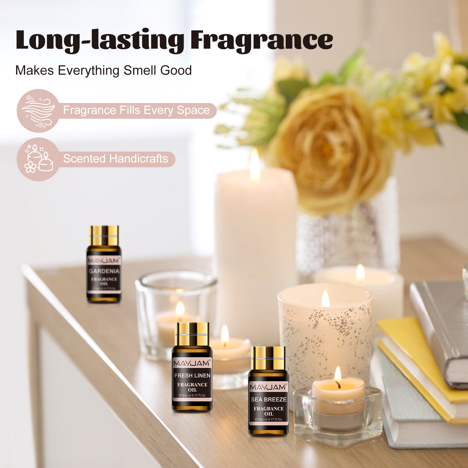 MAYJAM 20pcs Fragrance Oil Gif - Perfume Fragrance Powder 리뷰 및 가격