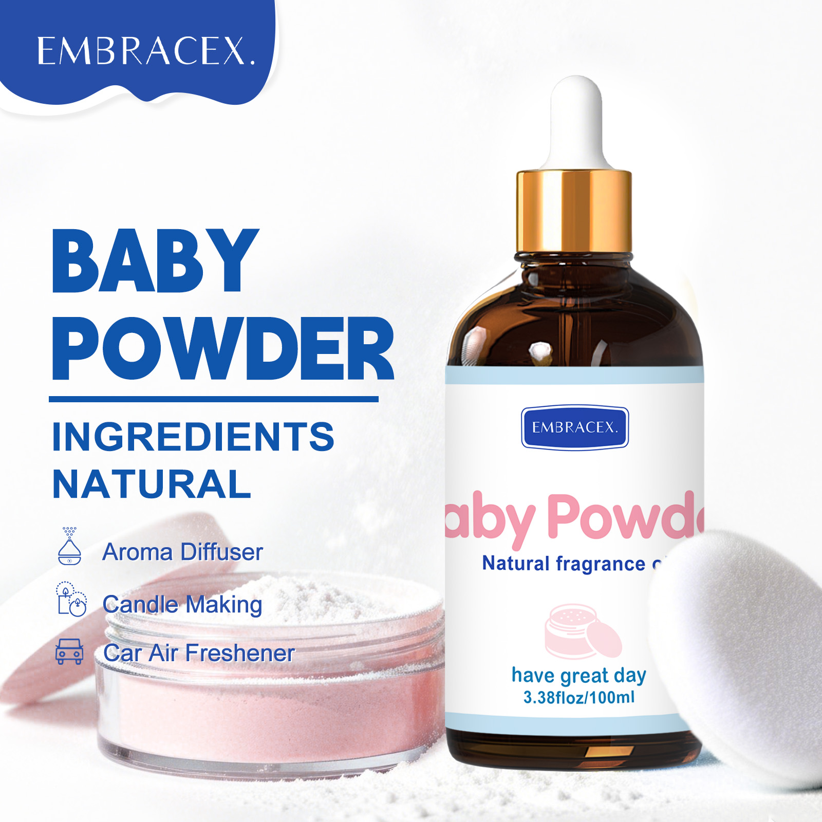 100ml Baby Powder Essential Oi - Perfume Fragrance Powder 리뷰 및 가격